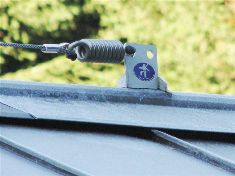 Posa linea vita orizzontale a piastre a Brescia